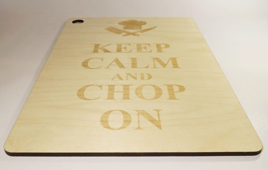 Chopping Board Birch Plywood 6mm For Laser Cut Free DXF File