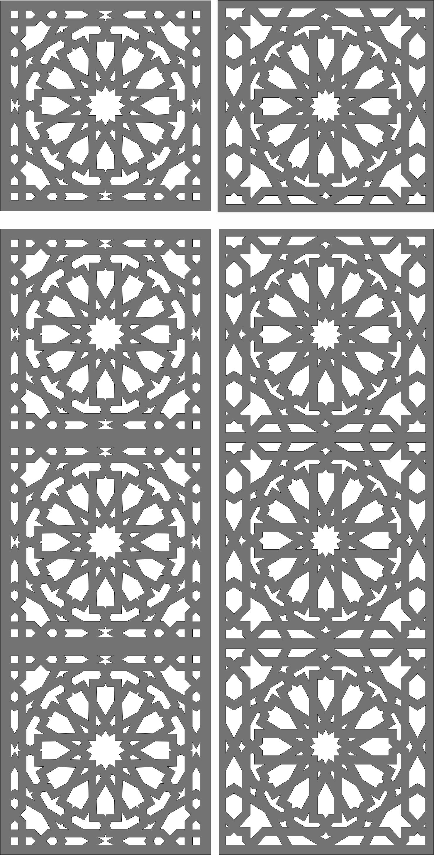 Circular Grill Separator Seamless Design For Laser Cutting Free DXF File