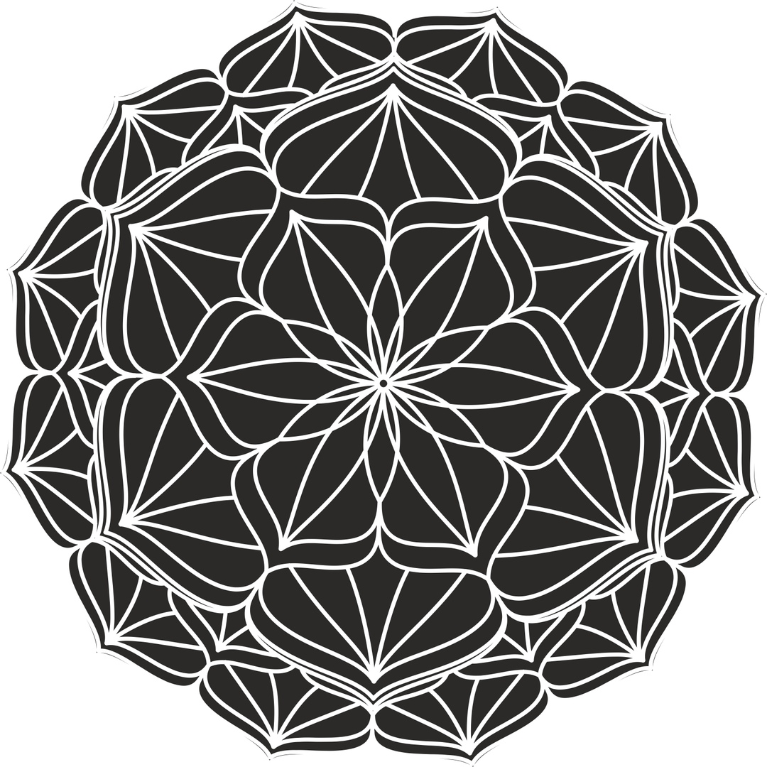Circular Henna Mandala Free Vector File