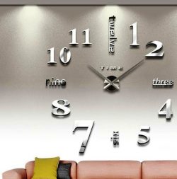 Clock Decorated Living Room For Laser Cut Cnc Free Vector File