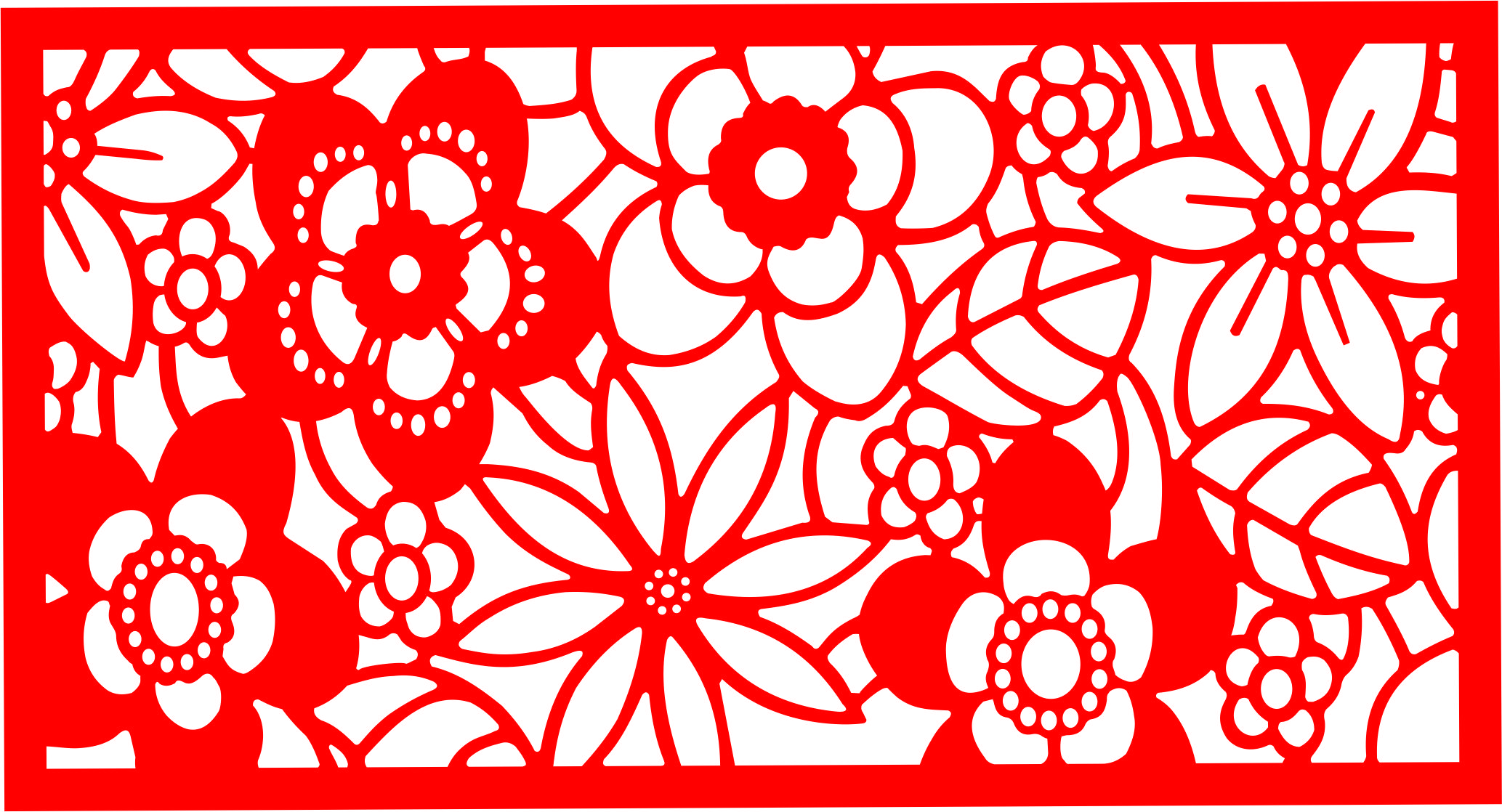 Cnc Jali Inspired Screen Panel Design Free Vector File