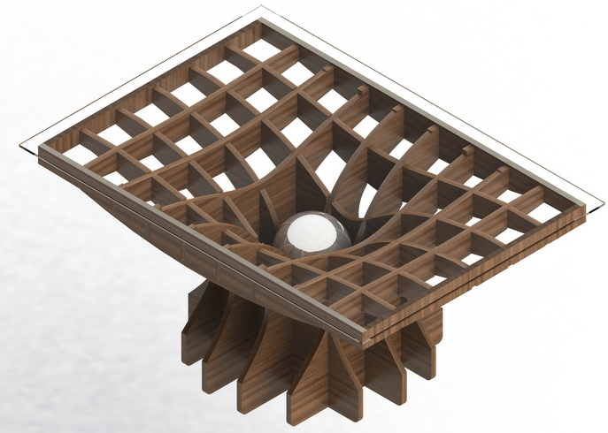 Cnc Laser Cut Coffee Table Free DXF File