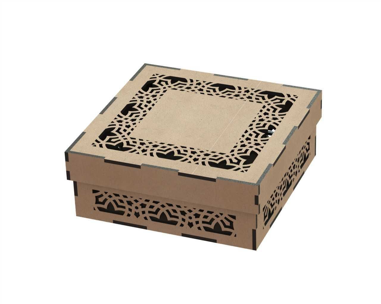 Engraved Small Box With Lid and Lock.laser Cut Files SVG, DXF, CDR, Vector  Plans Glowforge Files Instant Download, Cnc File. 765 