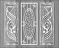 Cnc Laser Cut Strange Toxic Pattern Free Vector File