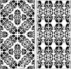 Cnc Laser Cut Symmetrical Pattern Panel Screen Free Vector File