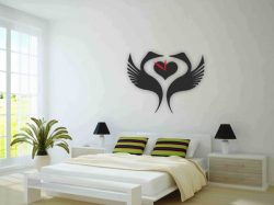 Cnc Laser Cut The Swan Clock In The Bedroom Plasma Free Vector File