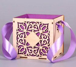 Cnc Laser Cut Wedding Gift Box Free Vector File