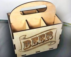 Cnc Laser Cut Wooden Box Beer Free Vector File