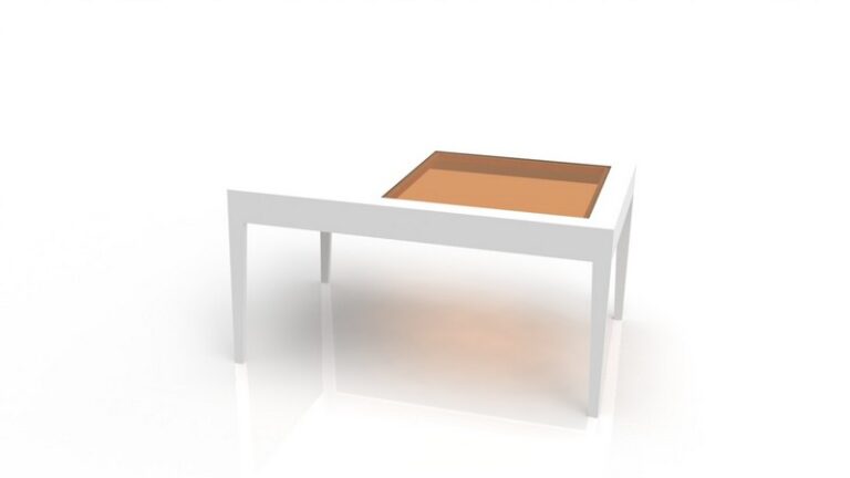 Coffee Table With Glass Top For Laser Cut Free Vector File