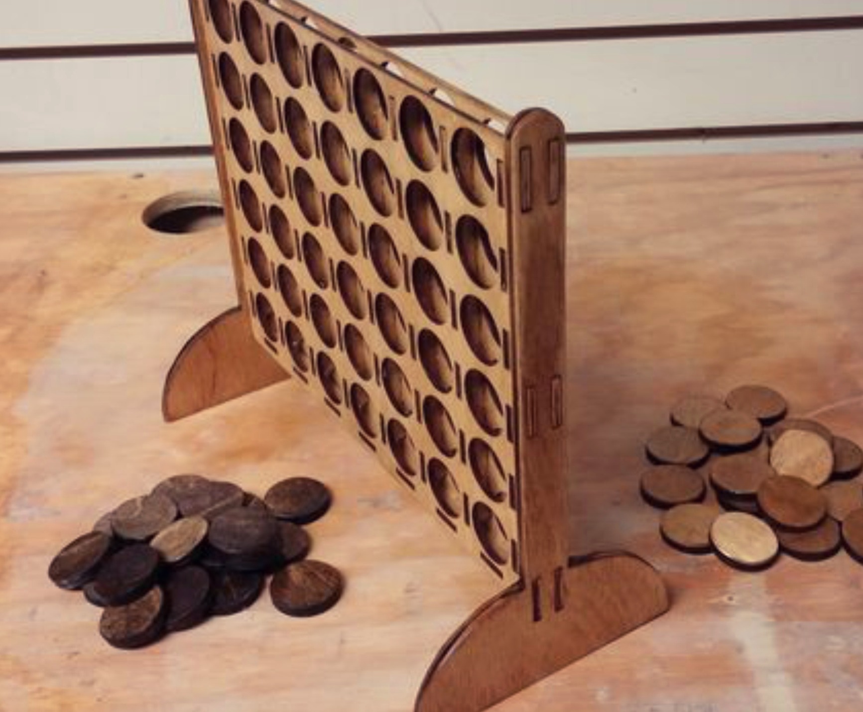 Connect Four Game For Laser Cut Free Vector File