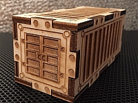 Container For Wargaming Laser Cut Design Template Free DXF File