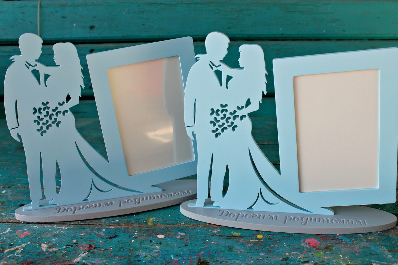 Couple Picture Frame For Laser Cut Free Vector File