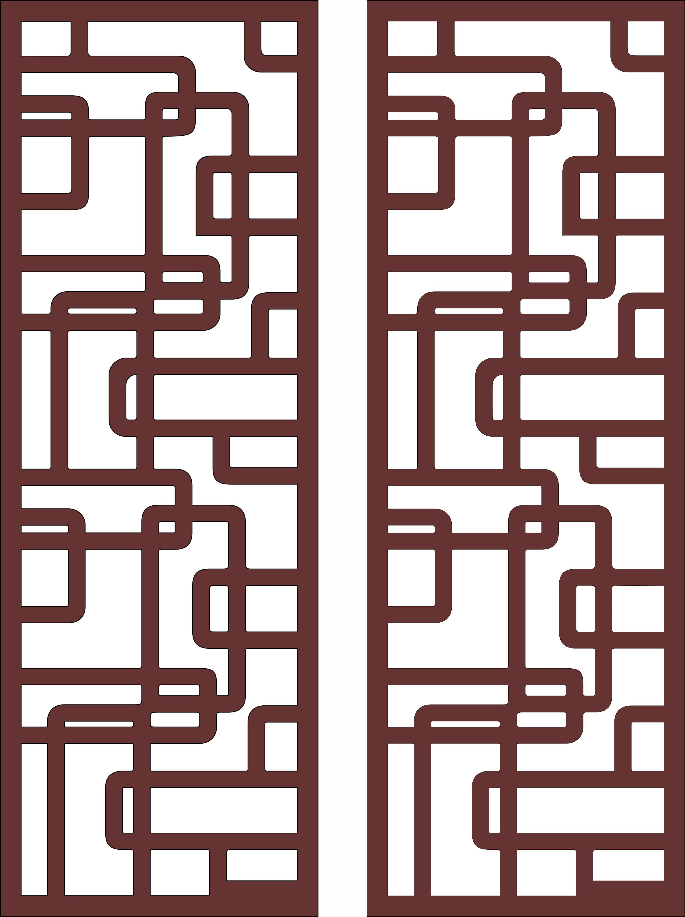 Decor Pattern For Divider For Laser Cut Free Vector File