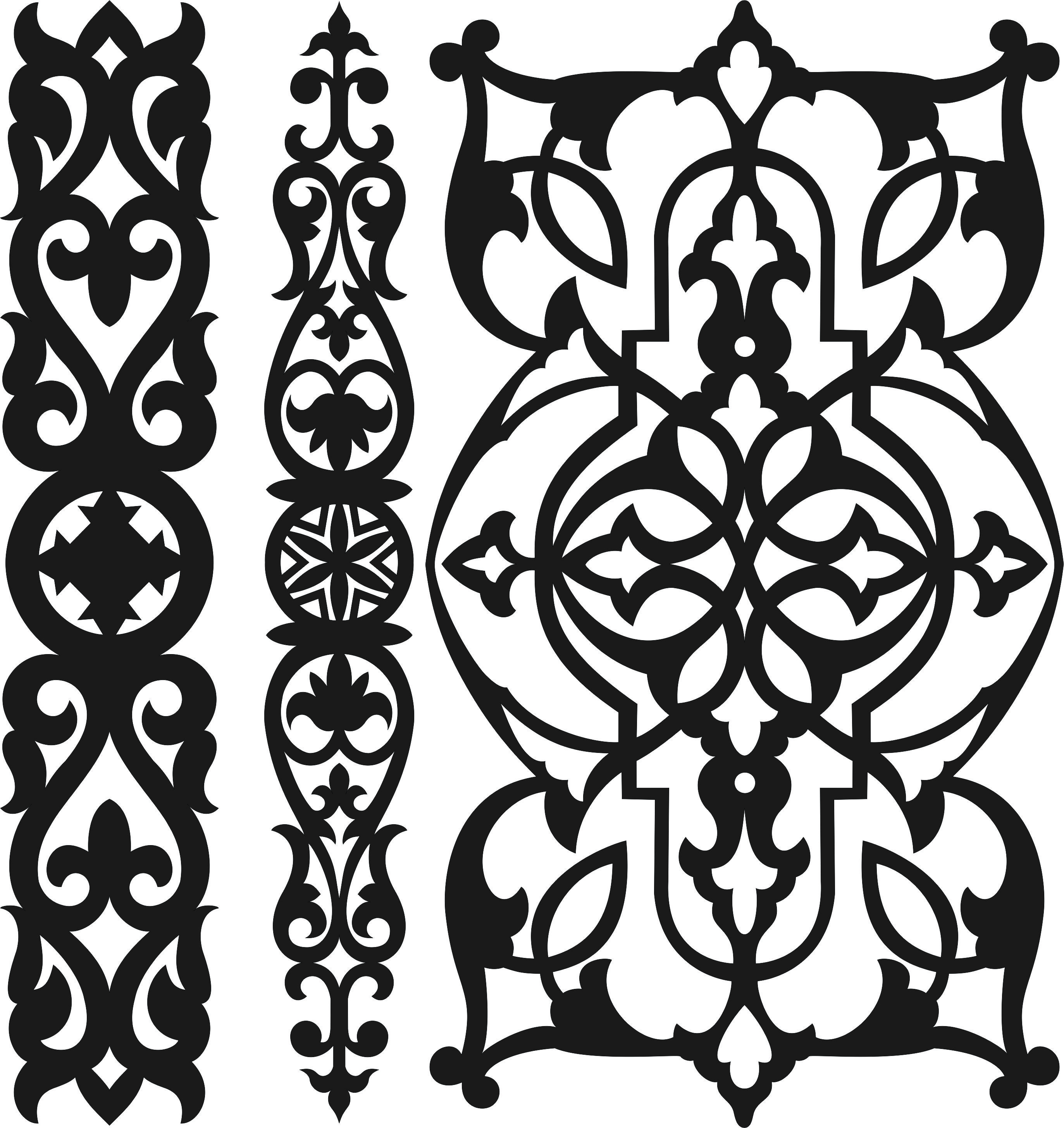 Decor Screen Designs Seamless For Laser Cut Free Vector File