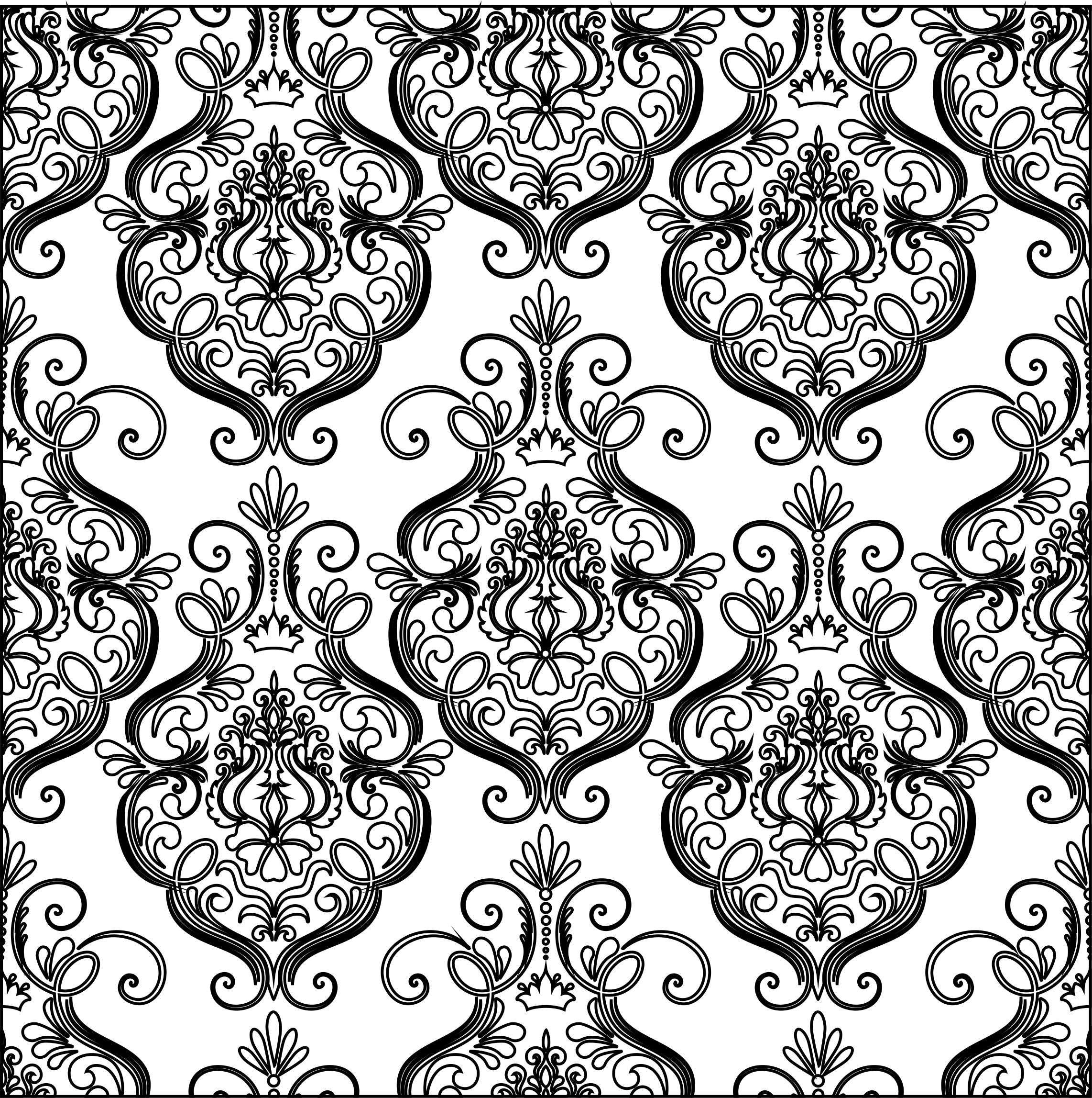 Decor Seamless Separator Floral Lattice Stencil Design For Laser Cutting Free Vector File