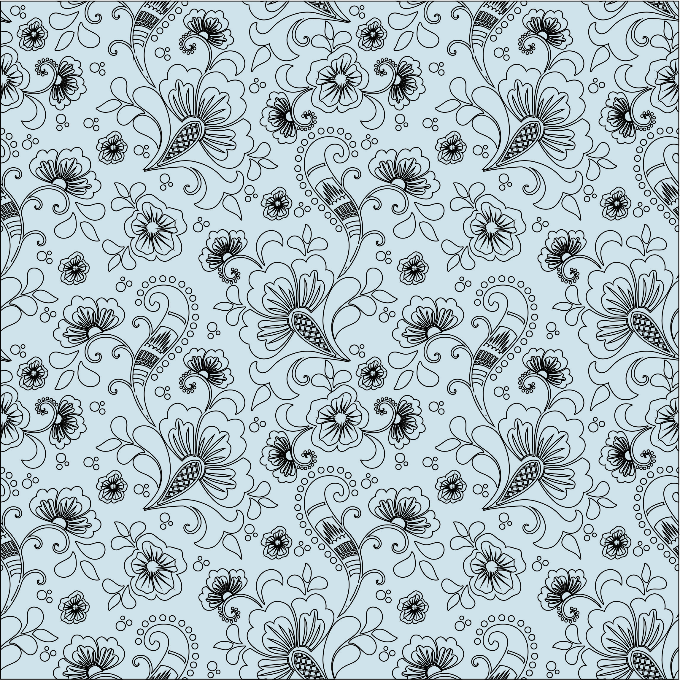 Decor Seamless Separator Floral Lattice Stencil Panel For Laser Cutting Free Vector File