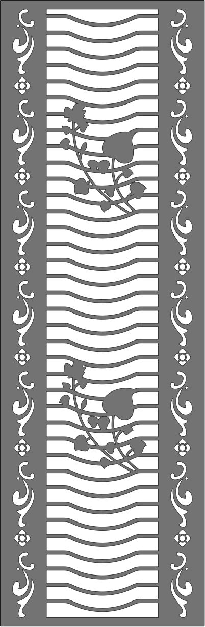 Decor Seamless Separator Jali Design For Laser Cut Free Vector File