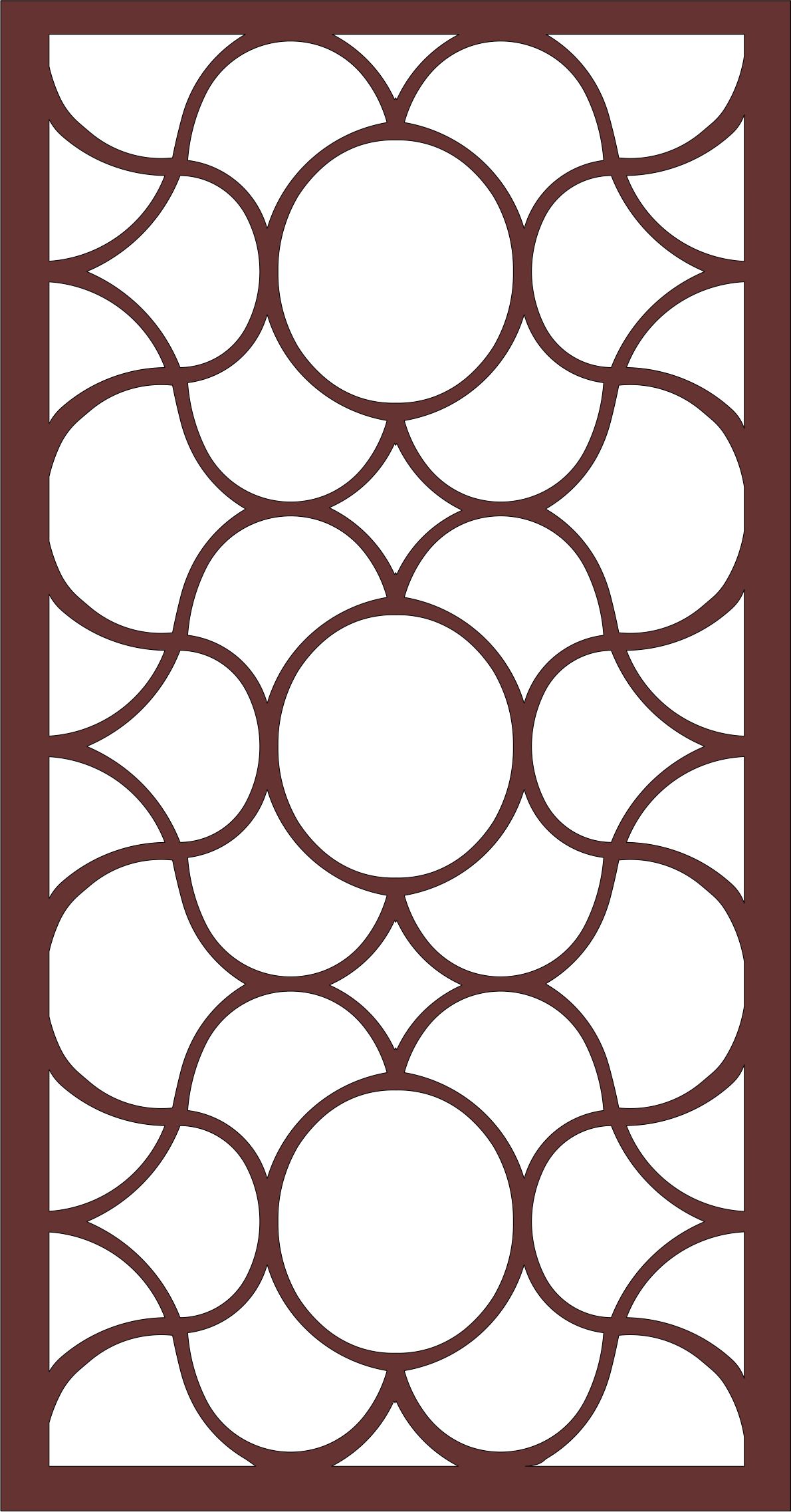 Decor Seamless Separator Lattice Design For Laser Cut Free Vector File