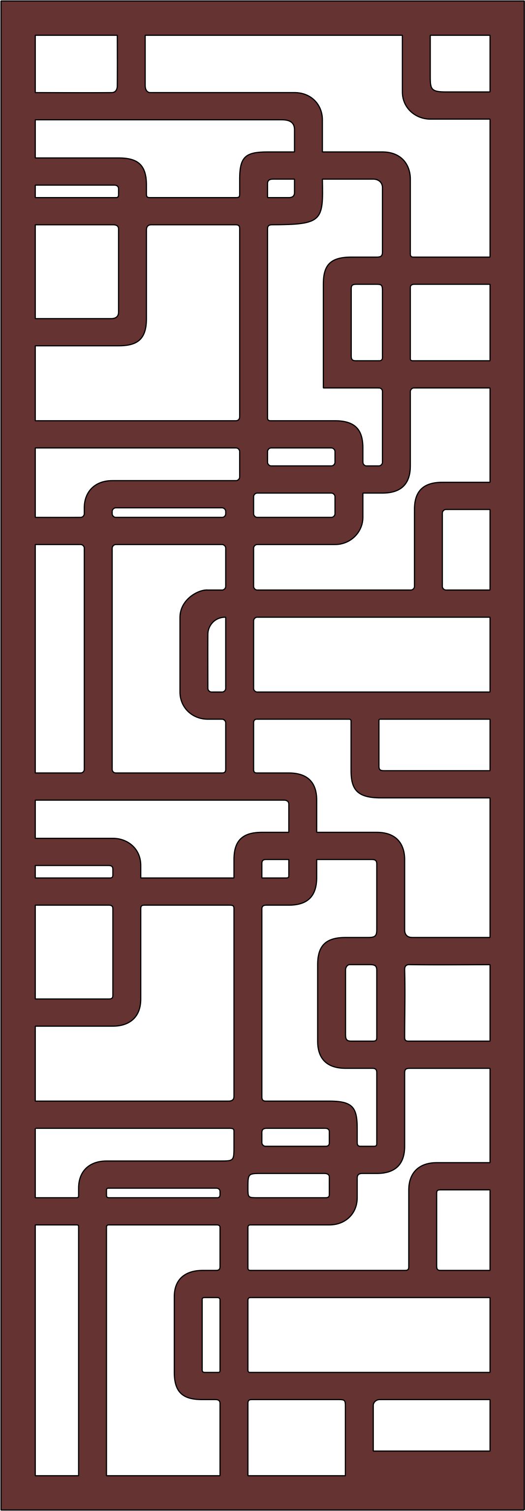 Decor Seamless Separator Lattice Panel For Laser Cut Free Vector File