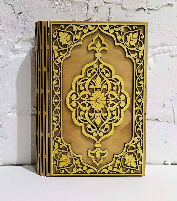 Decorative Book Box Birch Plywood For Laser Cut Free DXF File