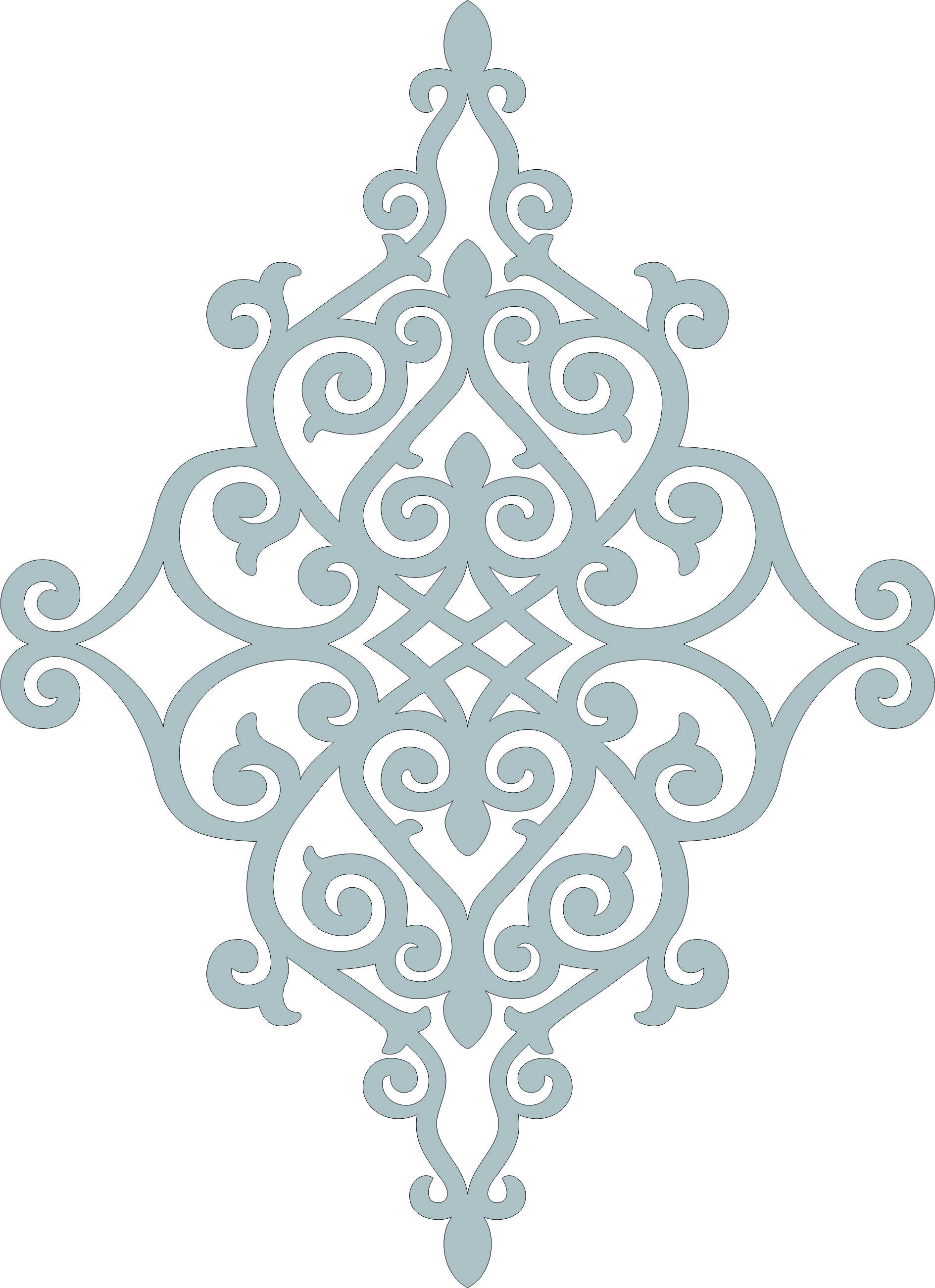 Decorative Panel Lattice Pattern For Laser Cut Free Vector File