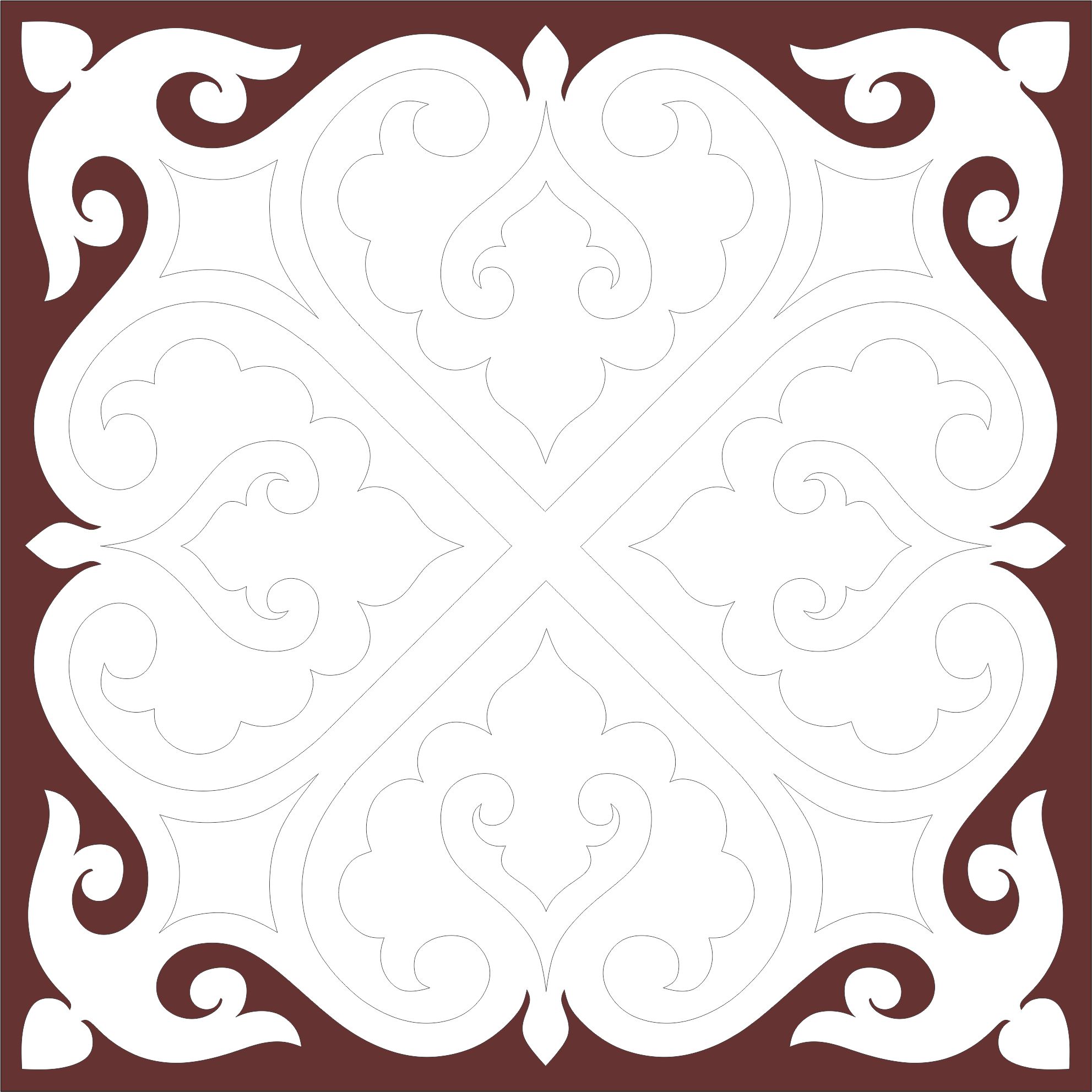 Decorative Privacy Partition Indoor Panels Grill Room Divider Seamless Design Pattern For Laser Cut Free Vector File