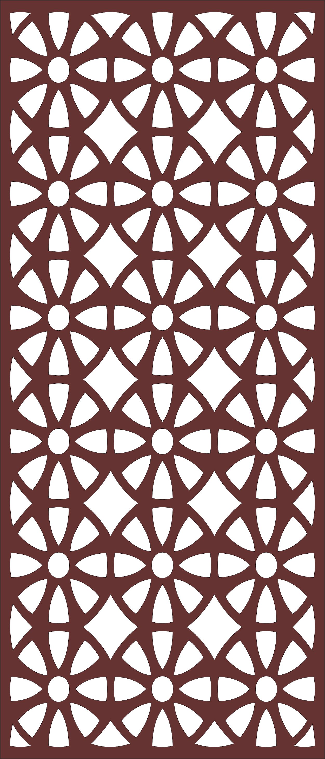 Decorative Privacy Partition Indoor Panels Room Divider Seamless For Laser Cut Free Vector File