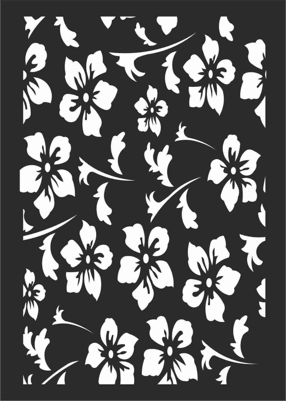 Decorative Screen Patterns For Laser Cutting 109 Free DXF File