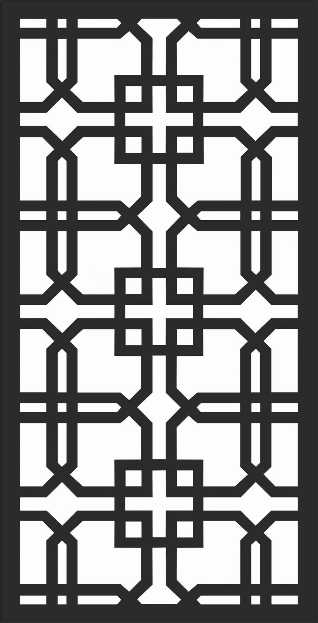 Decorative Screen Patterns For Laser Cutting 125 Free DXF File