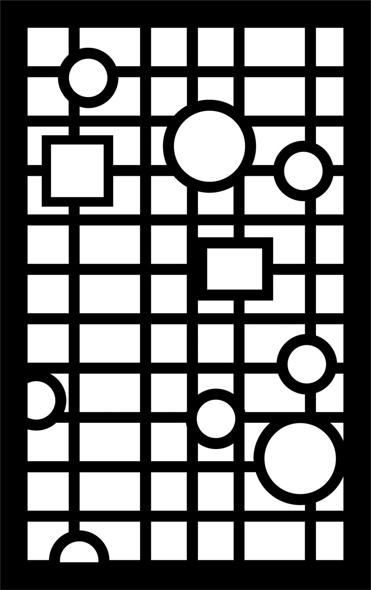 Decorative Screen Patterns For Laser Cutting 16 Free DXF File
