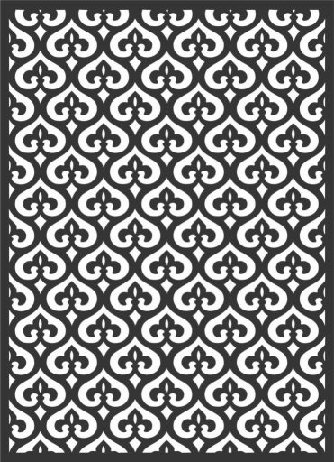 Decorative Screen Patterns For Laser Cutting 163 Free DXF File