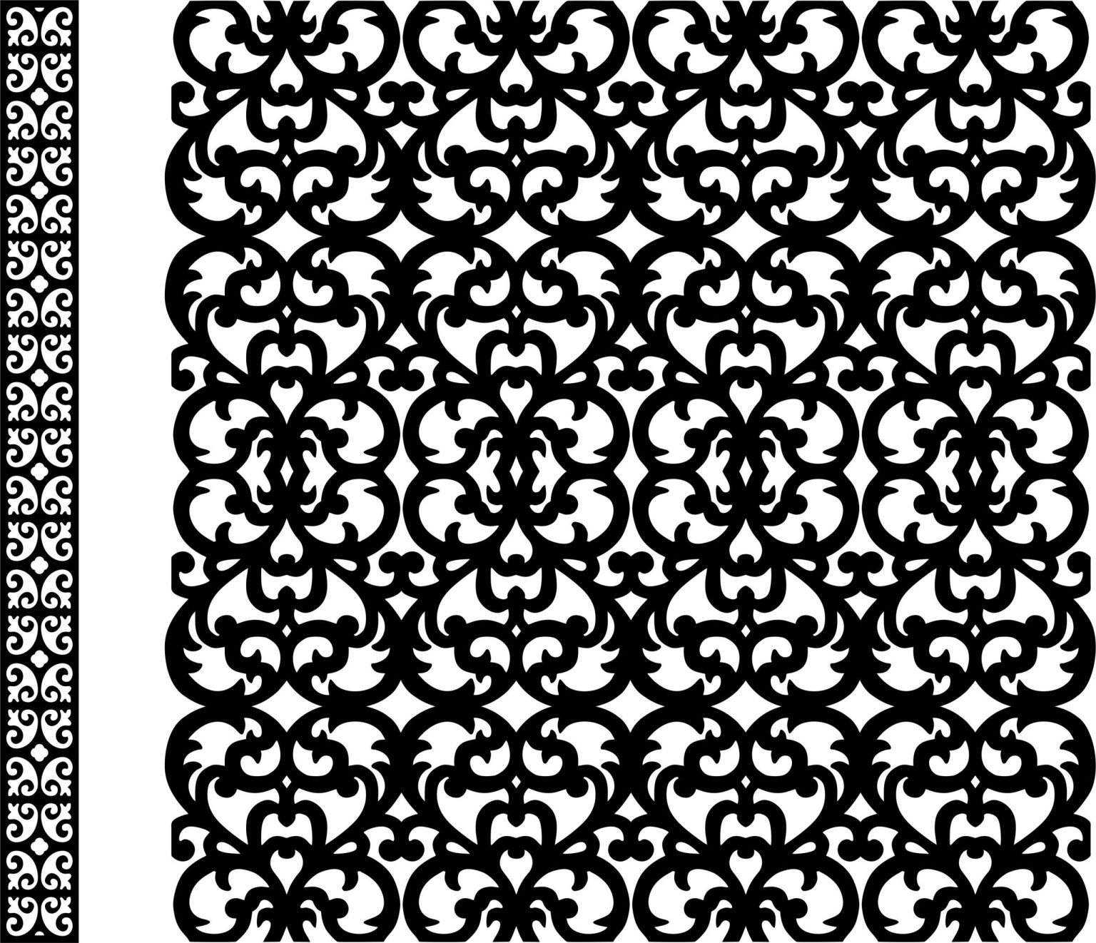 Decorative Screen Patterns For Laser Cutting 2 Free DXF File