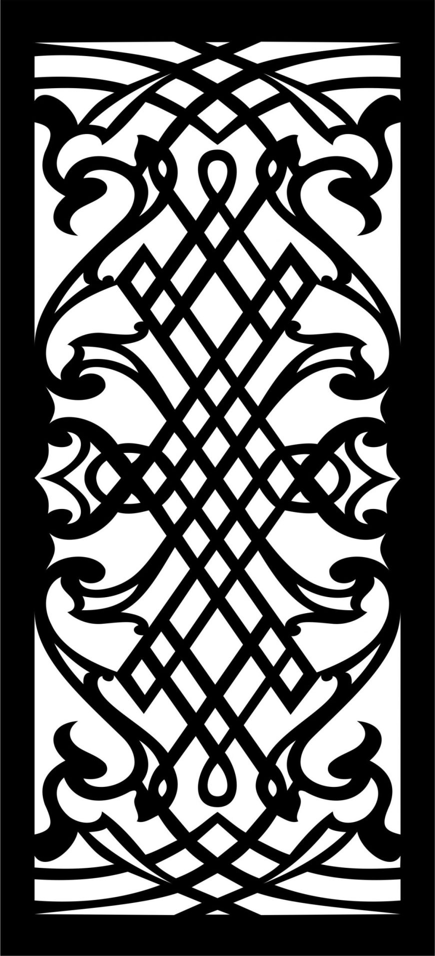 Decorative Screen Patterns For Laser Cutting 24 Free DXF File