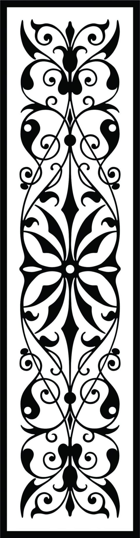 Decorative Screen Patterns For Laser Cutting 36 Free DXF File