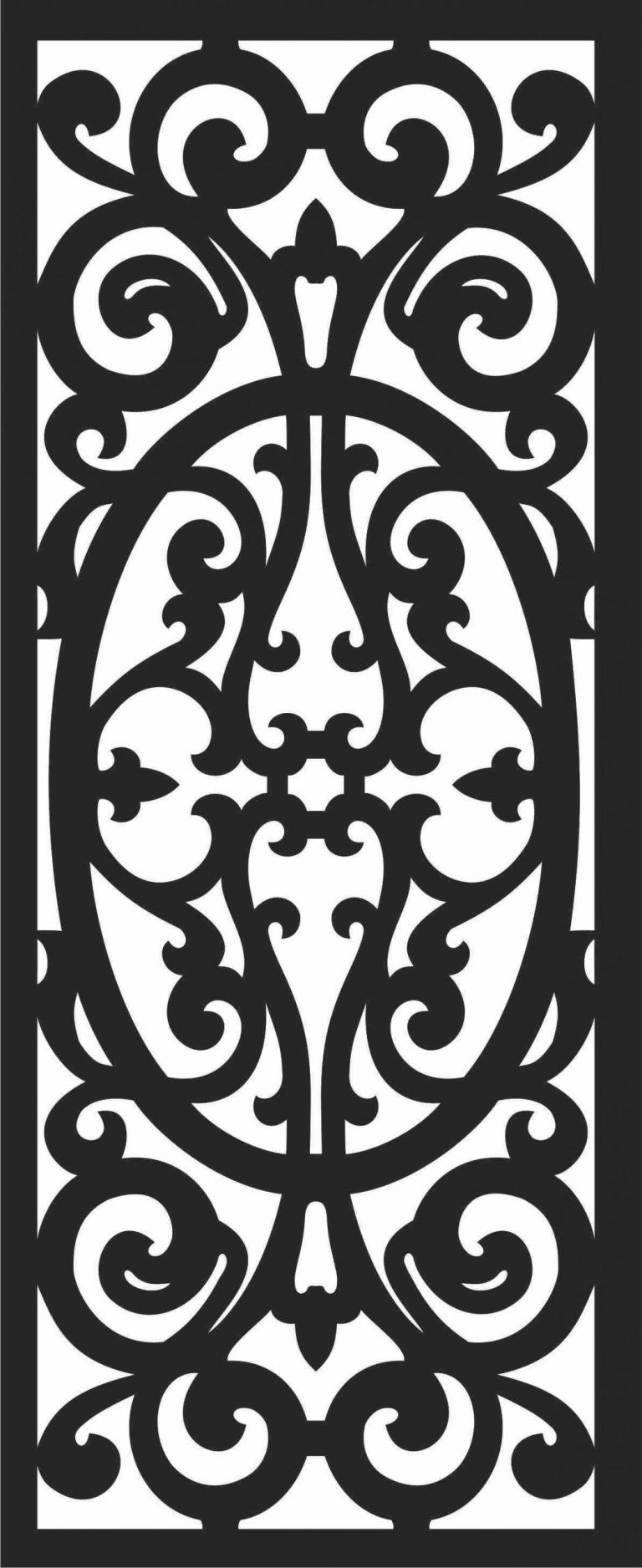 Decorative Screen Patterns For Laser Cutting 56 Free DXF File