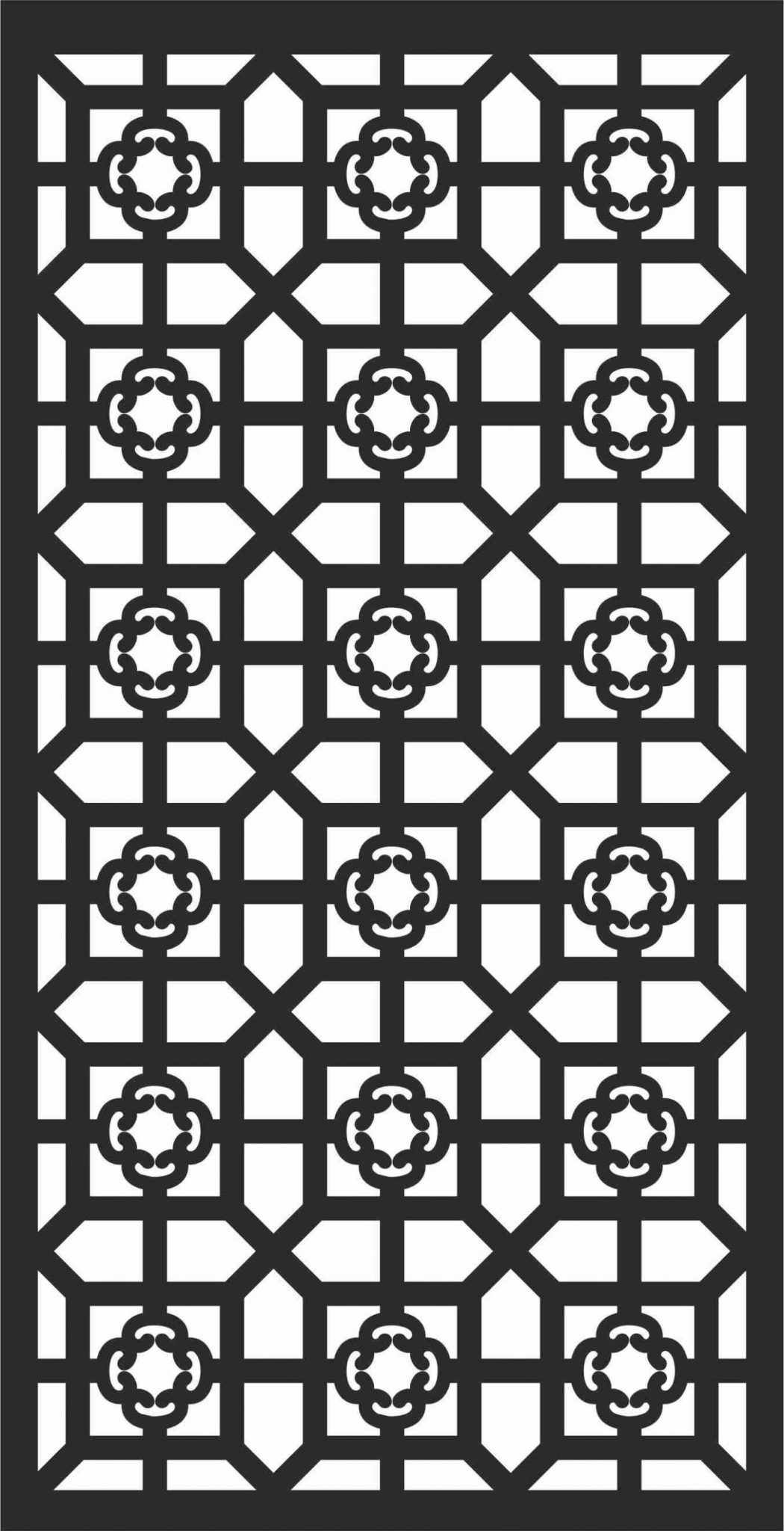 Decorative Screen Patterns For Laser Cutting 95 Free DXF File