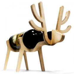Deer Wine Rack Free Vector File