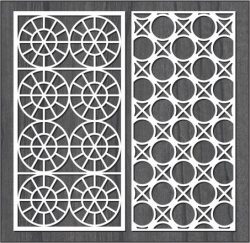 Design Interwoven Circle Bulkhead For Laser Cut Cnc Free Vector File