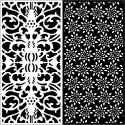 Design Pattern Panel Screen 5989 For Laser Cutting Cnc Free DXF File