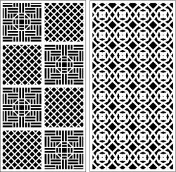 Design Pattern Panel Screen 5990 For Laser Cutting Cnc Free Vector File