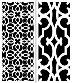 Design Pattern Panel Screen 6054 For Laser Cut Cnc Free Vector File