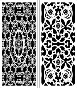 Design Pattern Panel Screen 6055 For Laser Cut Cnc Free Vector File