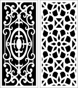 Design Pattern Panel Screen 6057 For Laser Cut Cnc Free Vector File