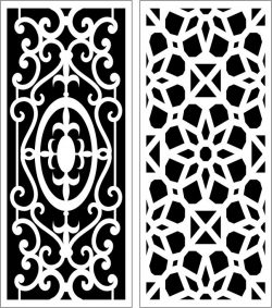 Design Pattern Panel Screen 6057 For Laser Cut Cnc Free DXF File