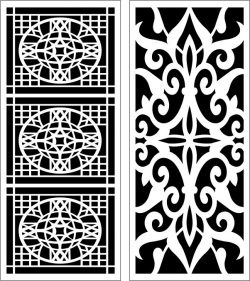 Design Pattern Panel Screen 6064 For Laser Cut Cnc Free Vector File