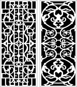 Design Pattern Panel Screen 6108 For Laser Cut Cnc Free Vector File