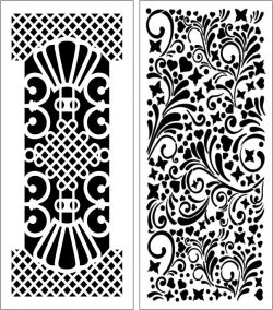 Design Pattern Panel Screen 6116 For Laser Cut Cnc Free DXF File