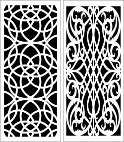 Design Pattern Panel Screen 6158 For Laser Cut Cnc Free DXF File