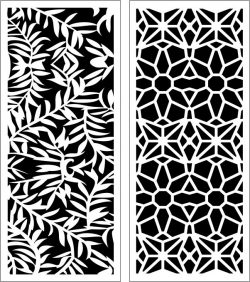 Design Pattern Panel Screen 6200 For Laser Cut Cnc Free Vector File