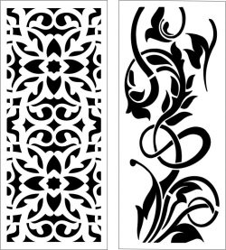 Design Pattern Panel Screen 6201 For Laser Cut Cnc Free DXF File